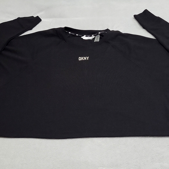 NWT DKNY Crop Sweatshirt Top - Picture 2 of 10
